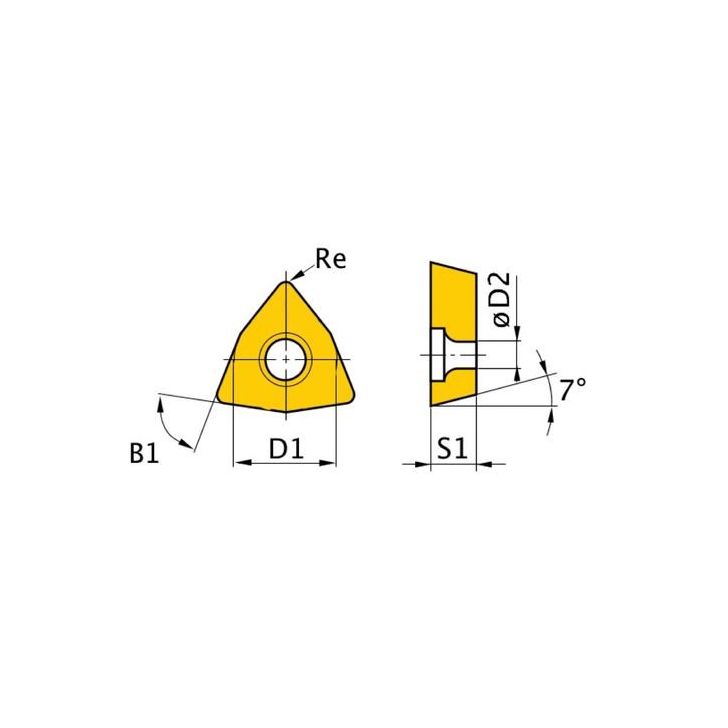 HM replacement inserts ISO WNMG080408