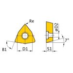 Сменные пластины HM ISO WNMG080408