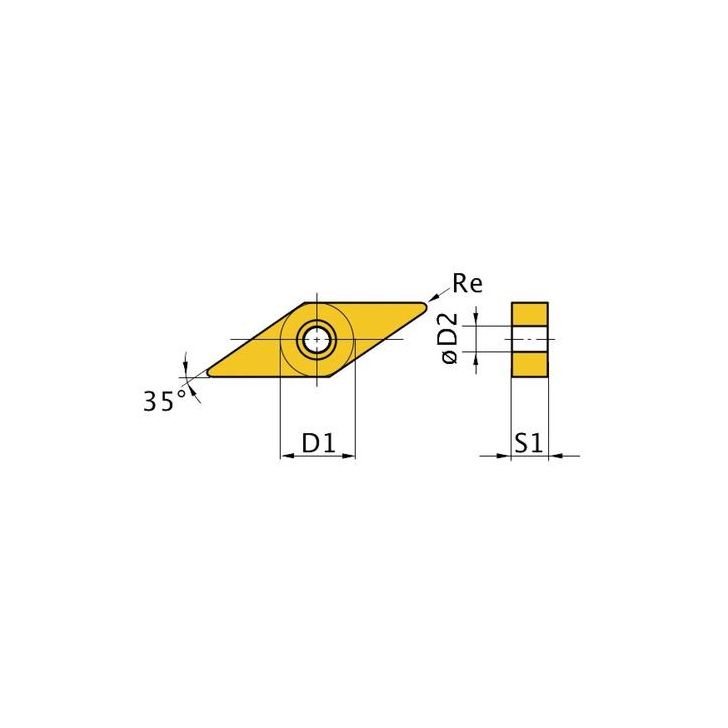 Сменные пластины HM ISO VNMG160408