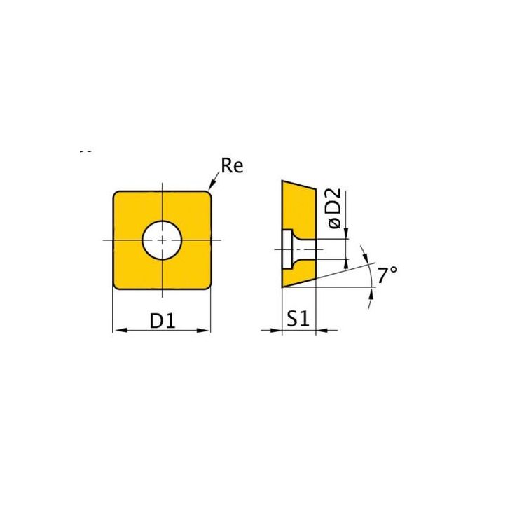 HM replacement inserts ISO SNMG120408