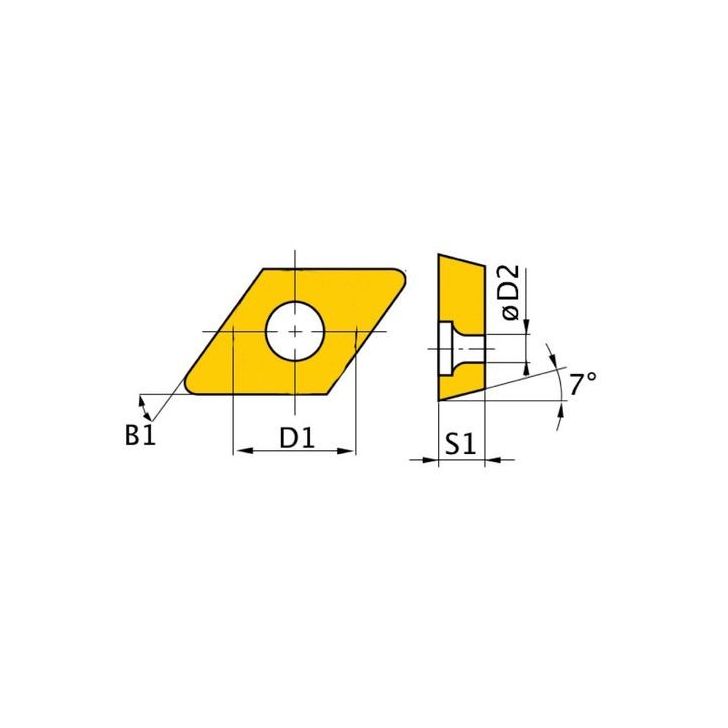 HM replacement inserts ISO DNMG150408