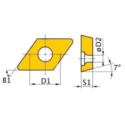 HM rezerves ieliktņi ISO DNMG150408