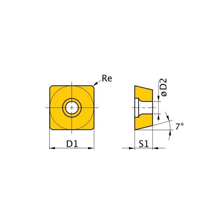 HM replacement inserts ISO SCMT09T304