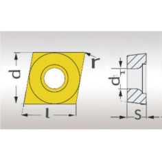 HM replacement inserts ISO CCMT060204