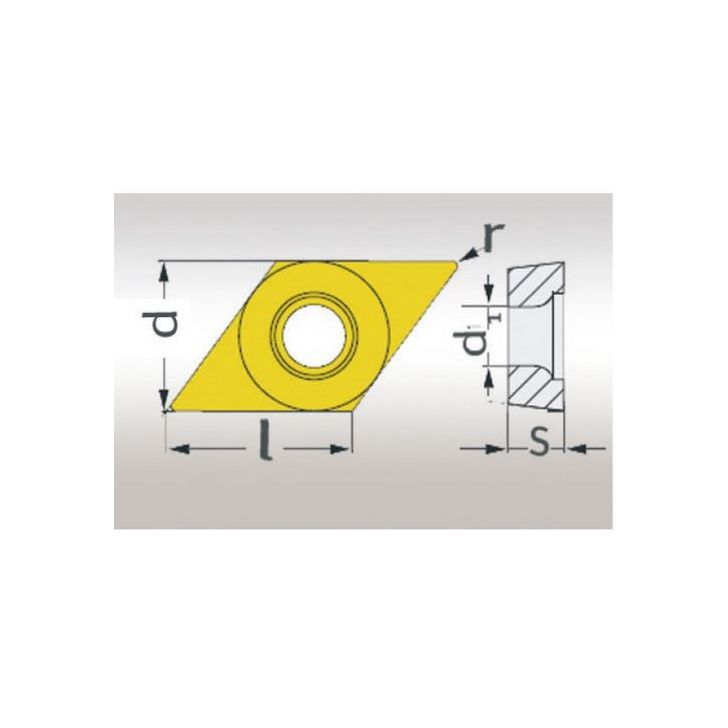 HM replacement inserts ISO DCMT070204