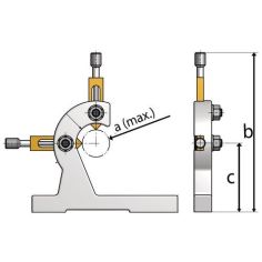 Rotating frame Ø max. 34 mm for TU 2304 2