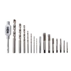 Drill and thread set 3-12 mm HSS, 15 pcs 2