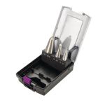 Sheet metal taper drill bit set HSS, 3-piece, 3 - 30.5 mm