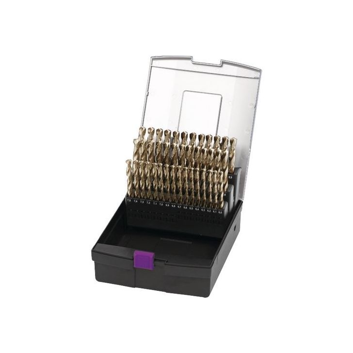 Twist drill set 25 pieces, 1 - 13 mm