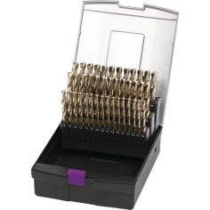 Twist drill set 41 pieces, 6-10 mm (0.1 mm ascending)