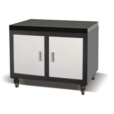 Substructure with clamping table for thread cutting machines