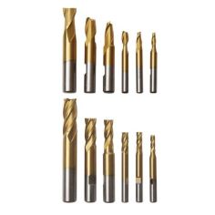 End mill set HSS 4-12mm (12pcs.)