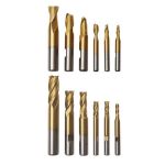 End mill set HSS 4-12mm (12pcs.)