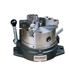 Горизонтально-вертикальный поворотно-поворотный стол с трехкулачковым патроном RTE 165