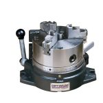 Horizontal-vertical rotary indexing table with 3-jaw chuck RTE 165