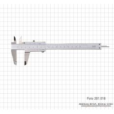 Bīdmērs 150 x 0,05 mm / 6 "x 1/128" 2