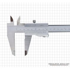 Bīdmērs 300 x 0,05 mm / 12 "x 1/128"
