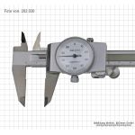 Caliper 200 x 0.01 mm