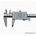 Digital caliper 150 mm