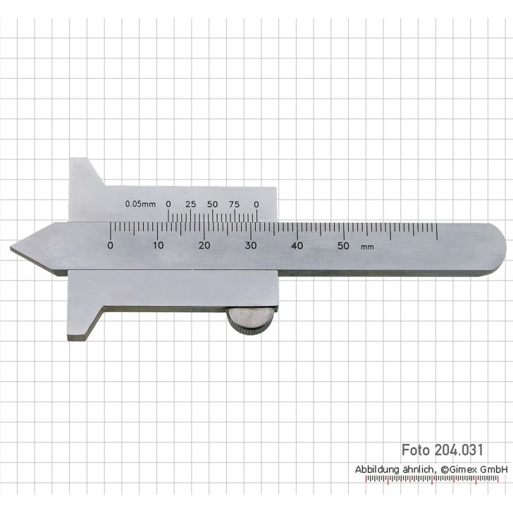 Depth gauge with 40 mm, measuring range 50 mm