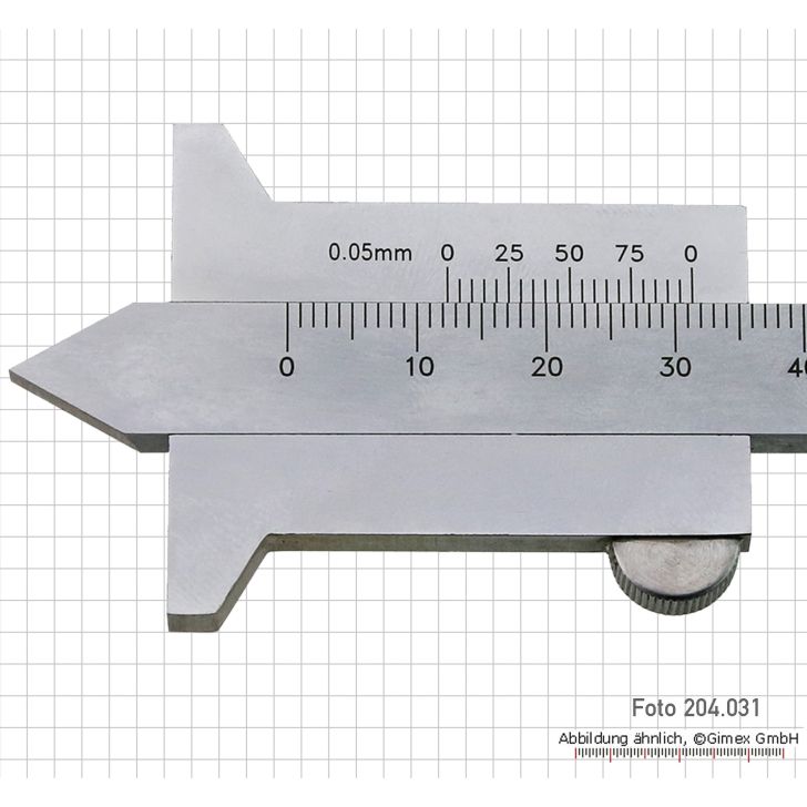 Depth gauge with 40 mm, measuring range 50 mm