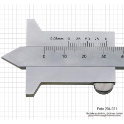 Dziļuma mērītājs ar 40 mm, mērīšanas diapazons 50 mm