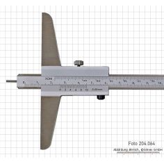 Depth measurement with pen tip and reversible, 200 x 100 x 0.05 mm, INOX 2