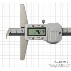 Izrakt Dziļuma mērs, ar āķi, 300 x 100 mm