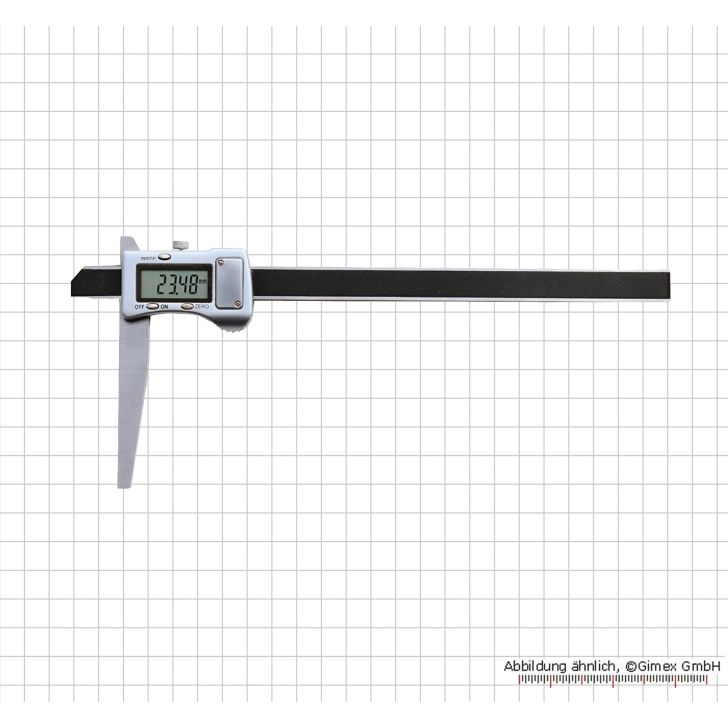 Excavation. Depth gauge, asymmetrical bridge, 200 x 120 mm