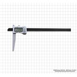 Excavation. Depth gauge, asymmetrical bridge, 200 x 120 mm