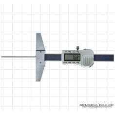 Digital depth gauge, round depth gauge, 100 x 100 mm