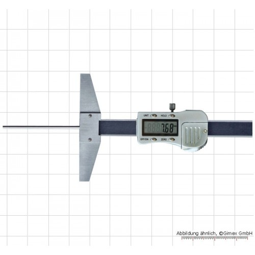 Digitālais dziļuma mērītājs, apaļais dziļuma mērītājs, 100 x 100 mm