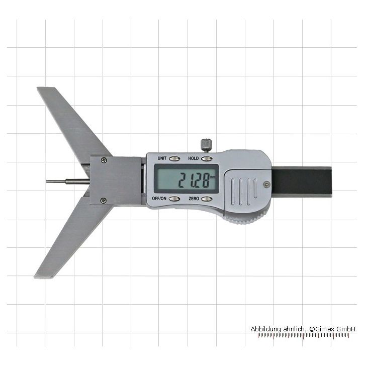 Depth gauge, with pen tip ø 1.5, 50 mm, 120 ° bridge