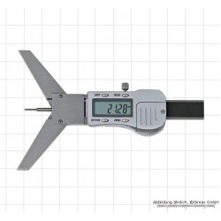 Dziļuma mērītājs, ar pildspalvas galu ø 1,5, 50 mm, 120 ° tilts