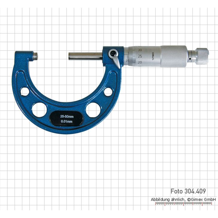 Outside micrometers, round bracket, 150 - 175 mm