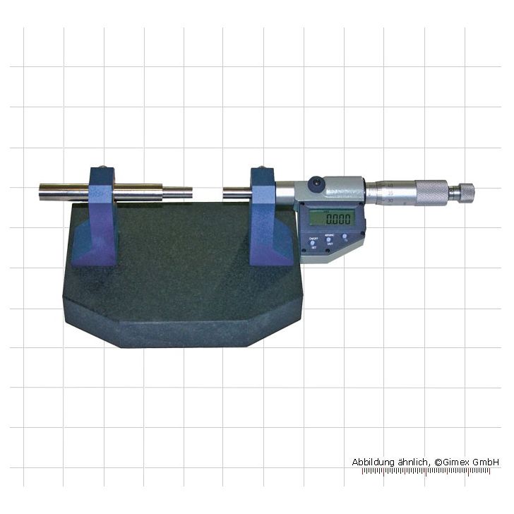 Universal measuring stand with built-in digital micrometer