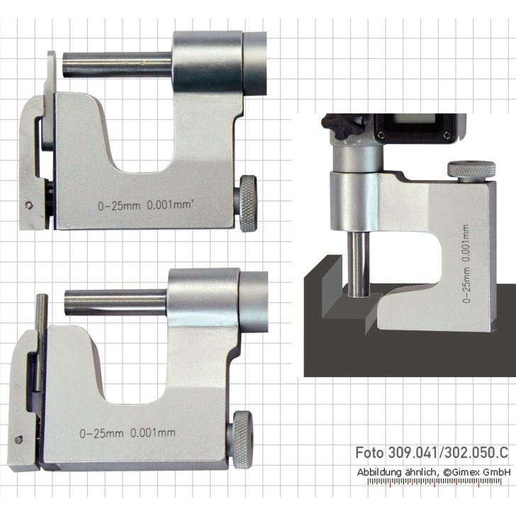 Precision universal micrometers, 0 - 25 mm