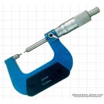 Outside micrometers with stepped measuring surfaces, 0 - 25 mm