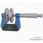 External micrometers with ø 60 mm disc measuring surfaces, 0 - 25 mm