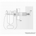 Disc micrometer 0 - 25 mm