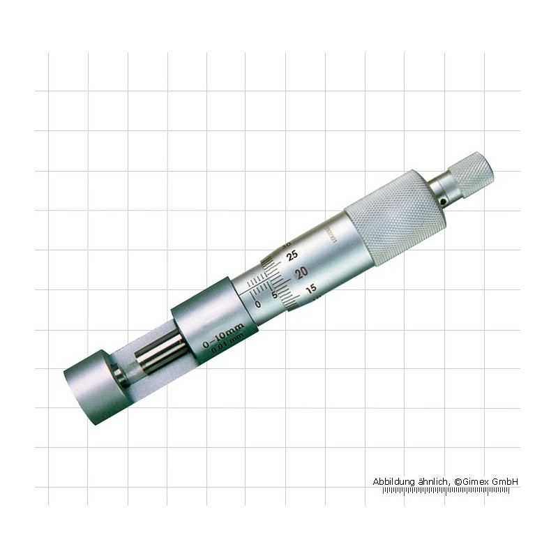 Ārējais mikrometrs stieples mērīšanai, 0 - 10 mm