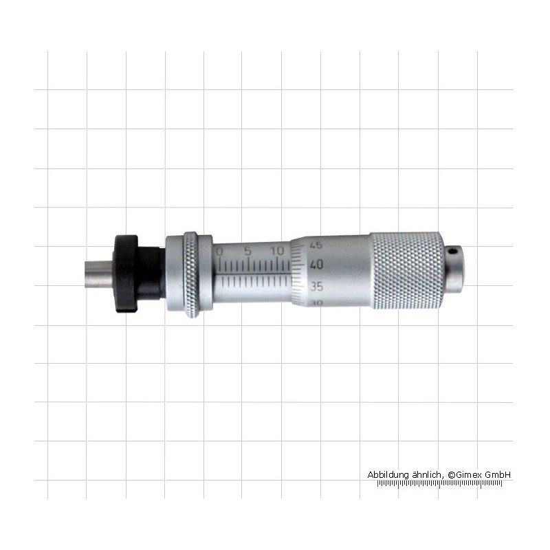 Iebūvēti mikrometri, 13 mm, plakan-paralēli, bloķēšanas gredzens