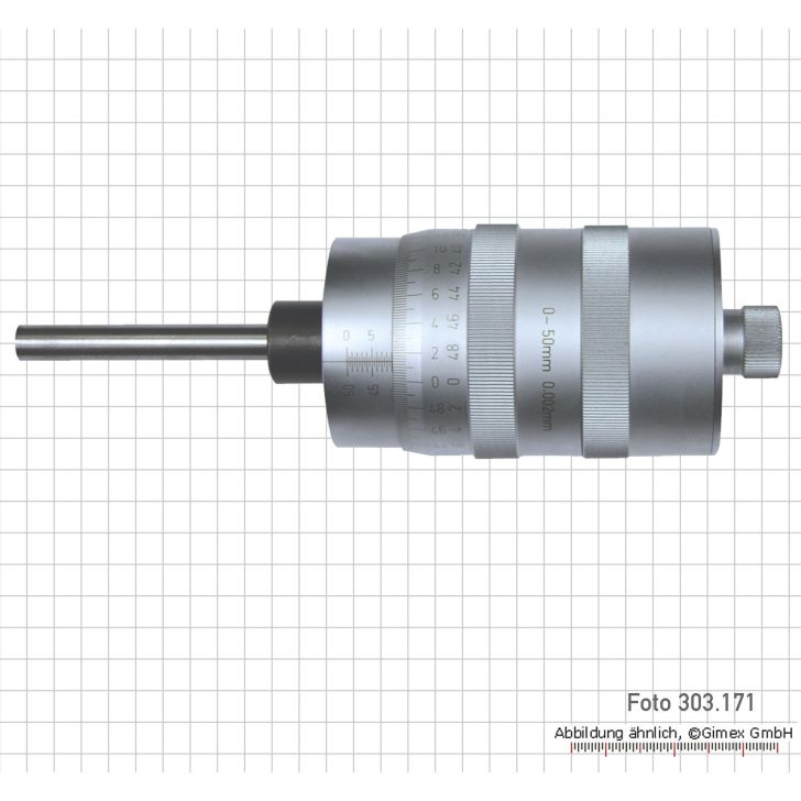 Built-in micrometers, 25 mm, with fine reading