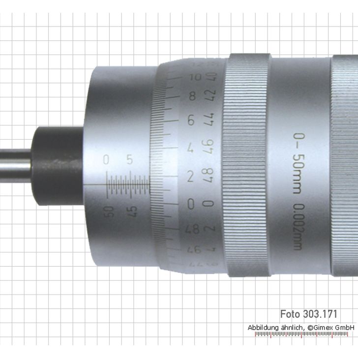 Built-in micrometers, 25 mm, with fine reading
