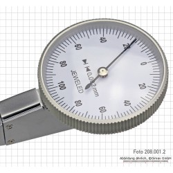 Sviras mērītājs, taisnstūrveida, 0,2 x 0,002 mm, Ø 40 mm