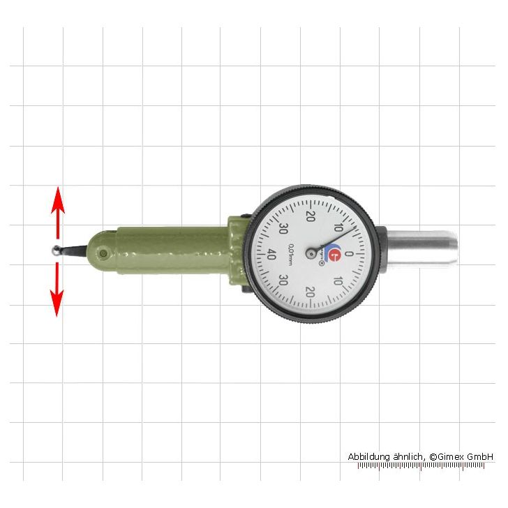 Lever gauge, 0-40-0 mm