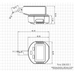 Digitālais sliežu mērītājs, 0,5 x 0,001 mm
