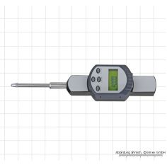 Digital dial indicator, 12.7 x 0.01 mm, absolute system