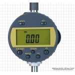 Digital dial gauge, 25 x 0.01 mm, IP 54
