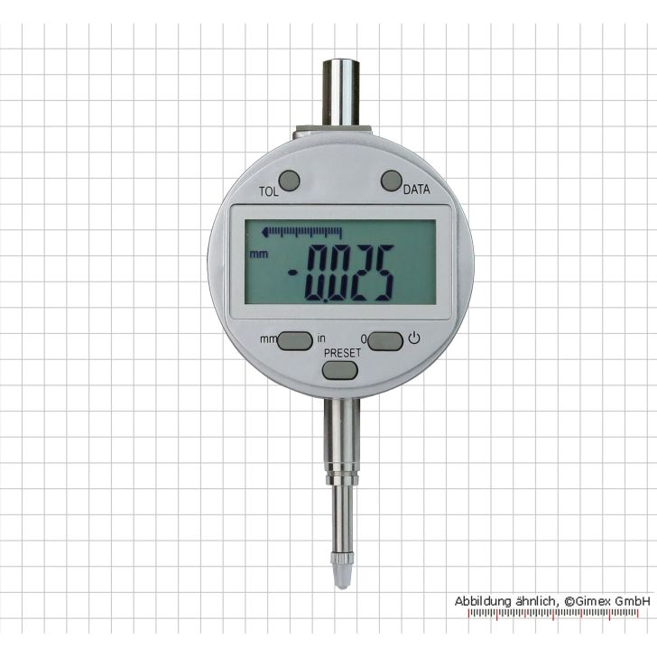 Digital dial indicator, 12.7 x 0.001 mm
